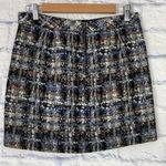 J.Crew  metallic tweed silk blend mini skirt 2 Photo 2