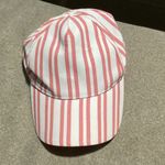 Lululemon athletica Pink and White Striped Hat Photo 0