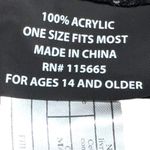 Stranger Things Black super cool knit hat with white lettering! Photo 7