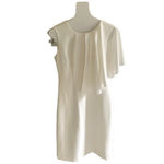Antonio Melani  Ivory Drape Dress Photo 1