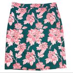 J.Crew  Mercantile Elkins Pencil Skirt Pink Floral Photo 0