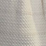 Hot Gal  Heavy Womens Cream Ivory Mini Skirt M Medium Waist 28” 30” Scalloped Photo 1