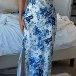 Pepper Mayo Angie Maxi Dress - Serene Sky Floral  Photo 1