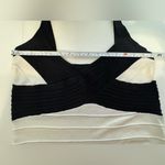 Guess Wilkes Black & White Sleeveless Pencil Sweater Dress Size XL Photo 5