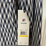FILA Zip Front Diamond Print Jersey Jacket Size Medium New Photo 4