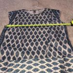 Madewell  XS Dress Ivory Blue Print Lightweight Photo 4