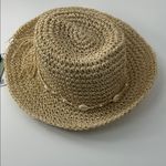 H&M  Natural Straw Hat with Shell Detail Photo 1