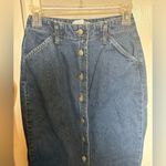 Red Camel  vintage button down midi denim skirt size 3 Photo 5