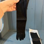 Christian Dior Vintage Ladies Black Evening Gloves Calfskin MWT Gants 6.5 Photo 2