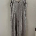 Dress Forum Aritzia Stripped Cropped Jumpsuit US Small Photo 5