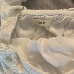 Revolve White Lace Eyelet Crop Tank Photo 2