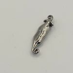 Pea Pod Charm Three Pearls Silver Tone Pendant Necklace Jewelry Women Photo 1