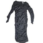 Banana Republic Black Long Sleeve Dress Photo 1