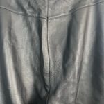 St. John Collection  by Marie Grey black leather wide leg pants READ size 14 Photo 4