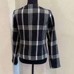 Merona black, grey and white plaid blazer jacket size XS Photo 4