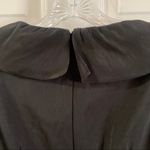Donna Ricco  NY Black Ruffle Scoop Neck Dress 8 Photo 9