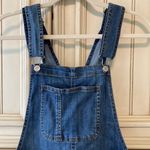 RSQ Medium Wash Blue Denim Jean Overalls Adjustable Straps NWT Sz S Photo 2