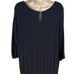 Soft Surroundings Toujours Jersey Knit Stretch Wide Leg Black Jumpsuit Size XL Photo 6