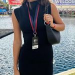 Reformation Alden Black Knit Mini Dress S Photo 1