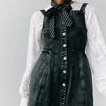 Free People gimme more denim mini dress Photo 4