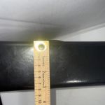 Vintage Black Patent Leather Old Money Minimalist Classic Top Handle Bag Purse Photo 8