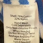 Sail To Sable STS  Blue Coral Striped Knit Sweater Boat Neck Stretch Size Large L Photo 5