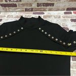 MILAN KISS Elegant Black Studded Women's Blouse L Size L Photo 3