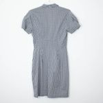 BCBGMAXAZRIA  Checkered Gingham Short Sleeve Sheath Dress Womens Size 4‎ Photo 5
