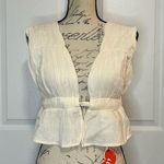 Cider  V-Neck Ruffle Crop Cami Top Photo 0