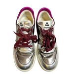 Isabel Marant  Edrew metallic sneakers Sz 6.5 pink silver Photo 5