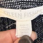 Eileen Fisher  Organic Cotton Black Gray Ombre Knit Cardigan Jacket Minimalist M Photo 3