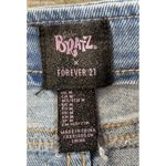 Forever 21  Blue Bratz Rhinestone Denim Mini Skirt with Belt - Size M Photo 6