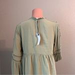 Newbury Kustom  SHIRT BELL SLEEVE BLOUSE XL SAGE GREEN FALL RELAXED FIT  NWT #154 Photo 11