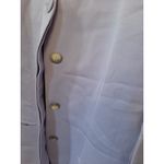 Zapa Mellow D1 Lavender Long Covered Button 100% Wool Blazer‎ Purple Size L Photo 1