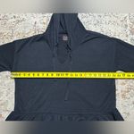 Free Press  flirty ruffle bottom hoodie black size Medium Photo 8