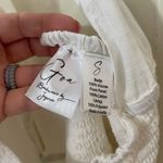 Japna GOA Beachwear By  Sleeveless Crochet Coverup Top White Tie Strap ~ Size S Photo 2