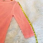 Talbots  open knit cotton tunic sweater Women’s size Large Beachy Vacation Pastel Photo 6