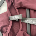 Victoria's Secret  Sport Burgundy‎ Long-sleeve Bodysuit Size S Photo 4