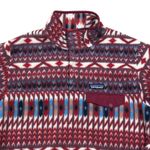 Patagonia Synchilla Fleece Snap-T Pullover Women Kuta Klash Dark Currant Size M Photo 1