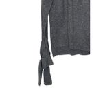 Madewell Women's Sweater Tie Cuff Sleeve Pullover Knit Crewneck Gray Size XS Photo 2