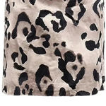 Ann Taylor Animal Leopard Print Silk Exposed Zipper Pencil Skirt Size 4 S Small Photo 5