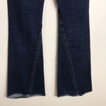 True Religion  Joey ladies dark denim wash boot cut jeans size 30 made in USA Photo 7