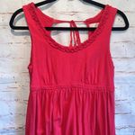 Loft Dress Womens Medium Sleeveless Babydoll Style Pink Scoop Neck casual sun Photo 1