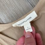 Grade & Gather Dress Womens Size Small Anthropologie Baby Doll Mini Tan Dress Photo 2