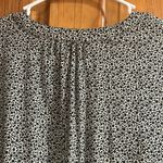 Old Navy NWT  ruffle black  floral button down shirt size XXLARGE. Photo 5