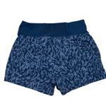 Athleta  Trekkie North Printed Shorts Lynx Navy size 4 Photo 2