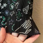 Betsey Johnson New  Scrubs Top Medical Dental Fate and Fortune Canola Size XS NWT Photo 6