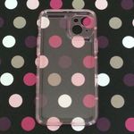 NWT Clear Dusty Pink iPhone 14 Plus Case Photo 3