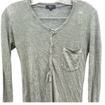 Rails  Distressed Henley Shirt Photo 0