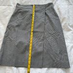 Brooks Brothers houndstooth Wrap Pencil Skirt Knee-Length Photo 2
